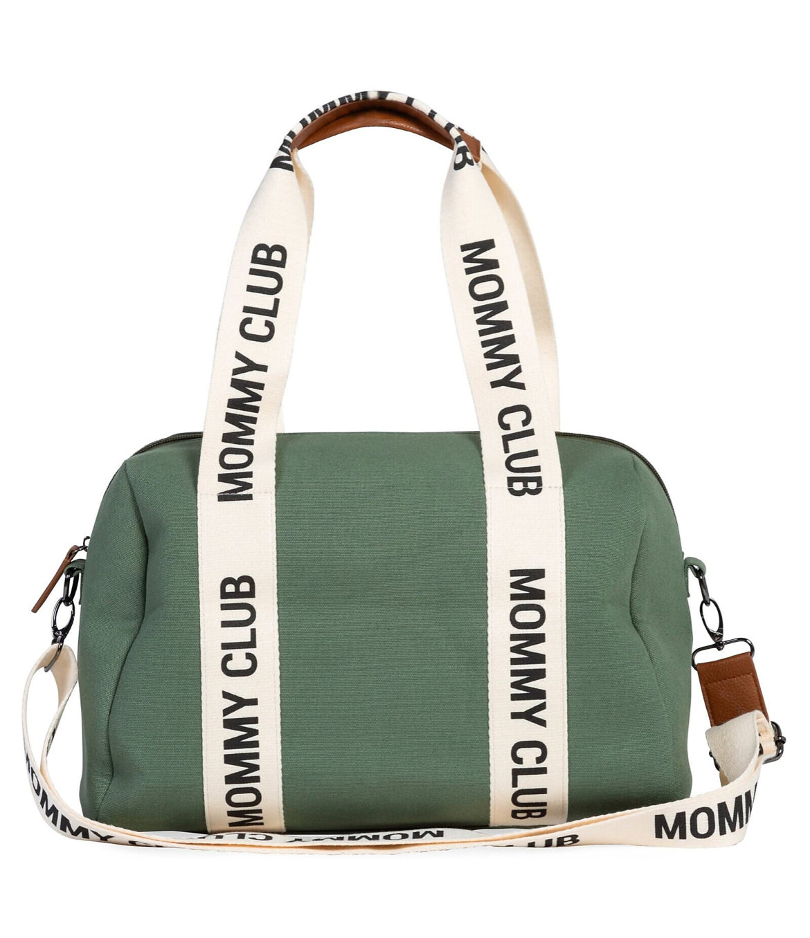 Borsa Cambio Mommy Club Signature in Tela - Verde - Include Fasciatoio Portatile