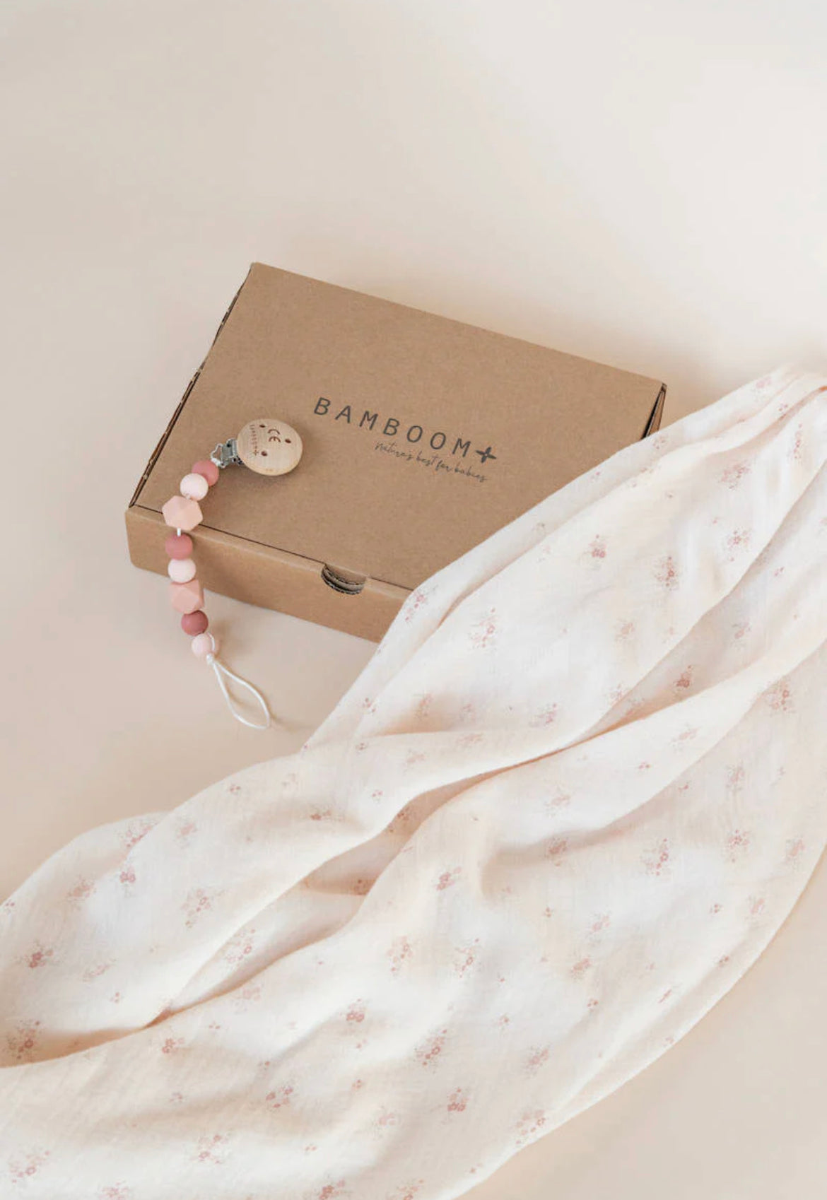 Set Swaddle XL Bouquet e Portaciuccio Catenella Rosa