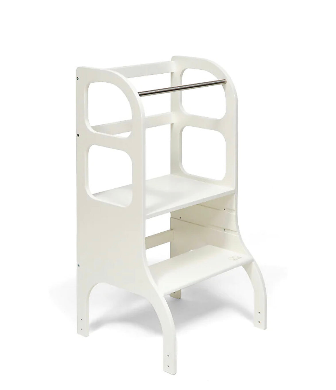 Torre Montessoriana Helper Step Up - Regolabile - Bianco - Betulla FSC