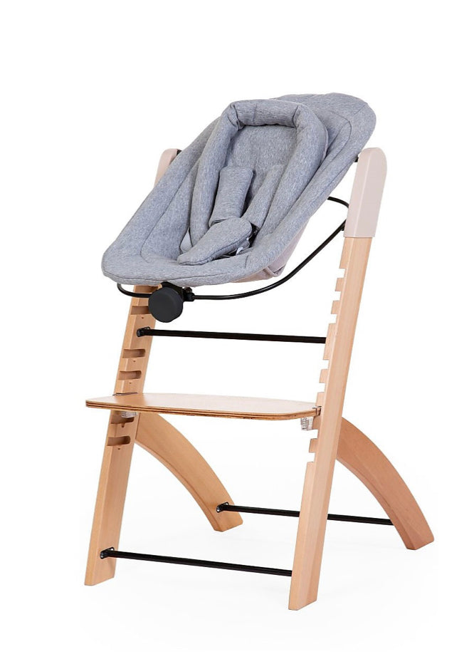 Childhome  Seduta Newborn Nera + Cuscino Grigio - per Seggiolone Evosit e Lambda