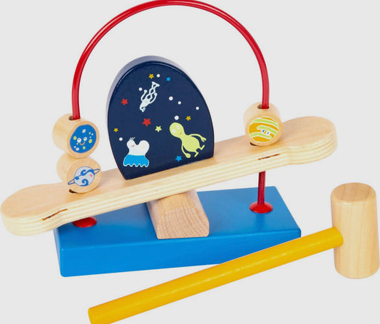 Gioco in legno da martellare Space